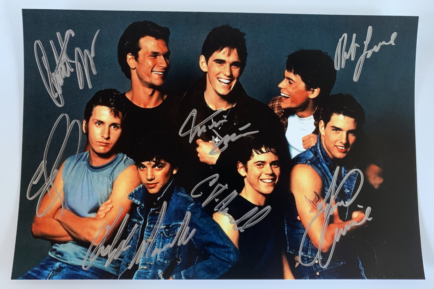 The Outsiders cast signed autographed 8x12 photo photograph Patrick ...