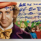 Willy Wonka and the Chocolate Factory cast signed autographed 8x12 photo Gene Wilder