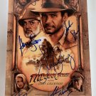 Indiana Jones cast signed autographed 8x12 photo photograph Harrison Ford Sean Connery Indiana Jones cast signed autographed 8x12 photo photograph Harrison Ford Sean Connery