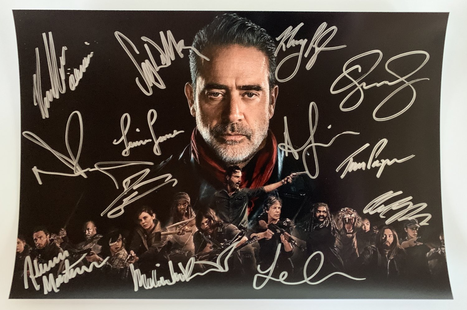 The Walking Dead cast signed autographed 8x12 photo Andrew Lincoln Norman Reedus