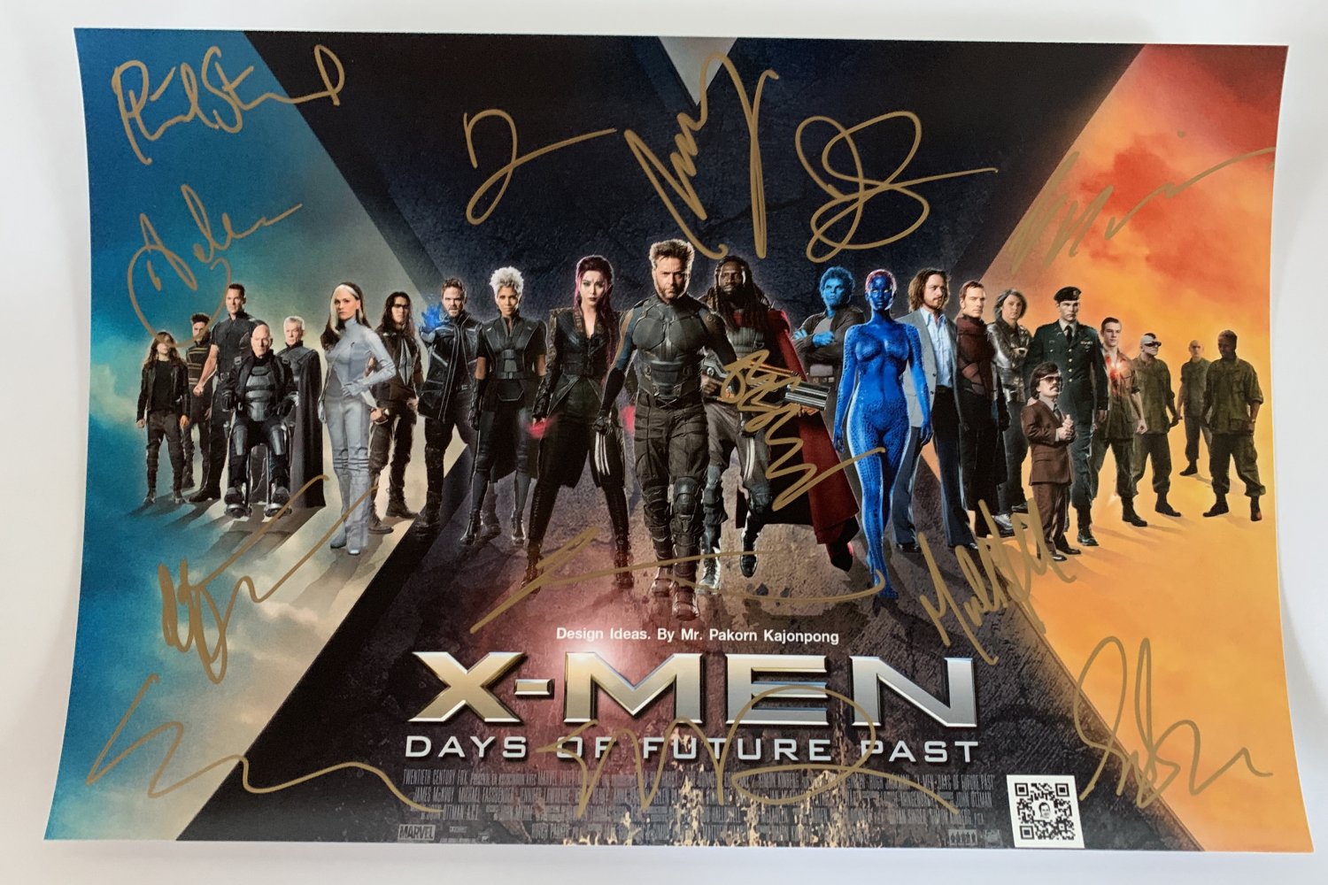 X-Men Days of Future Past cast signed autographed 8x12 photo Jennifer