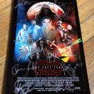 Star Wars The Last Jedi cast signed autographed 8x12 photo photograph Daisy Ridley Carrie Fisher