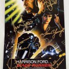 Blade Runner 1982 cast signed autographed 8x12 photo Harrison Ford Rutger Hauer