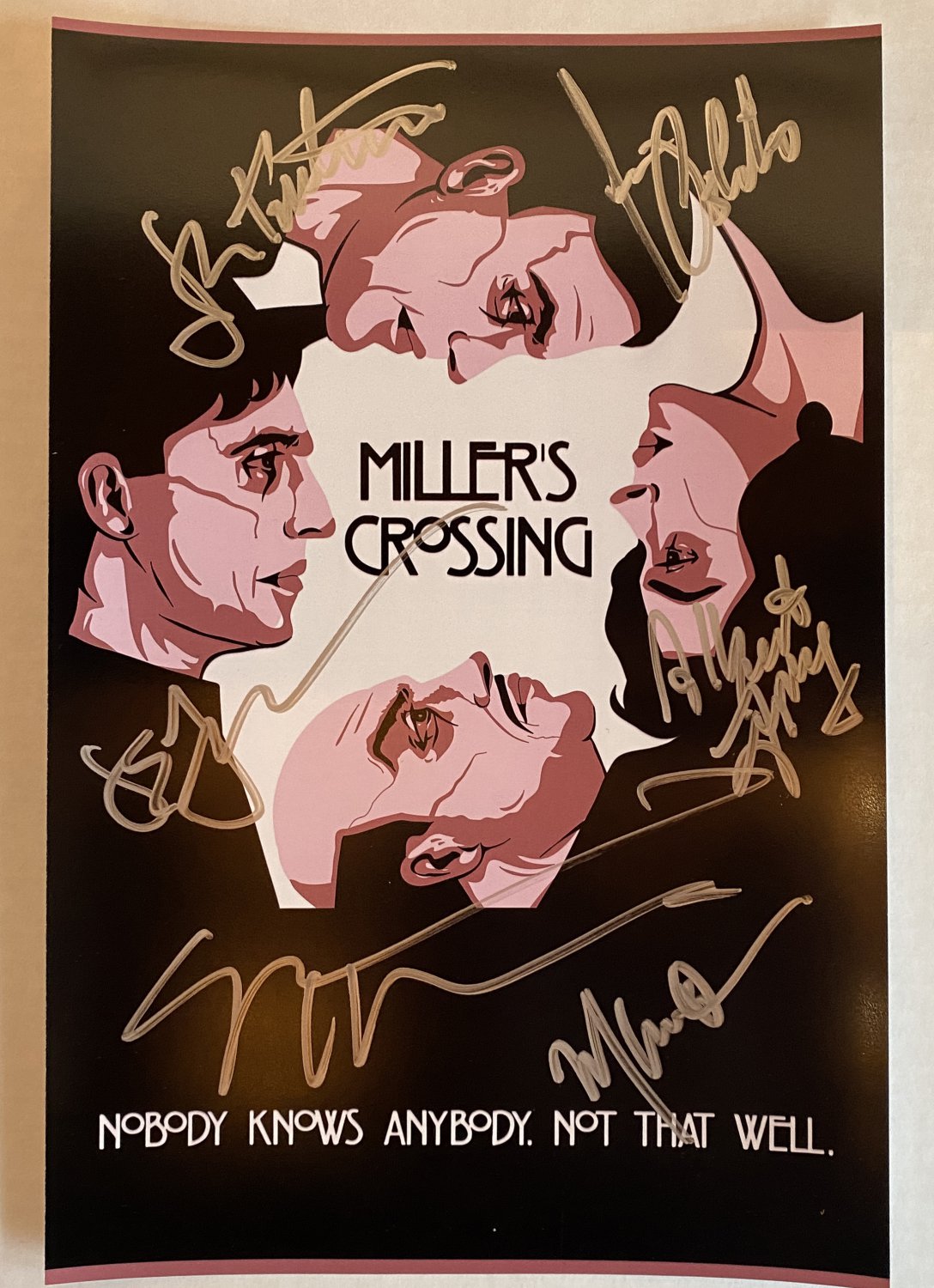 Miller's Crossing cast signed autographed 8x12 photo Gabriel Byrne Millers