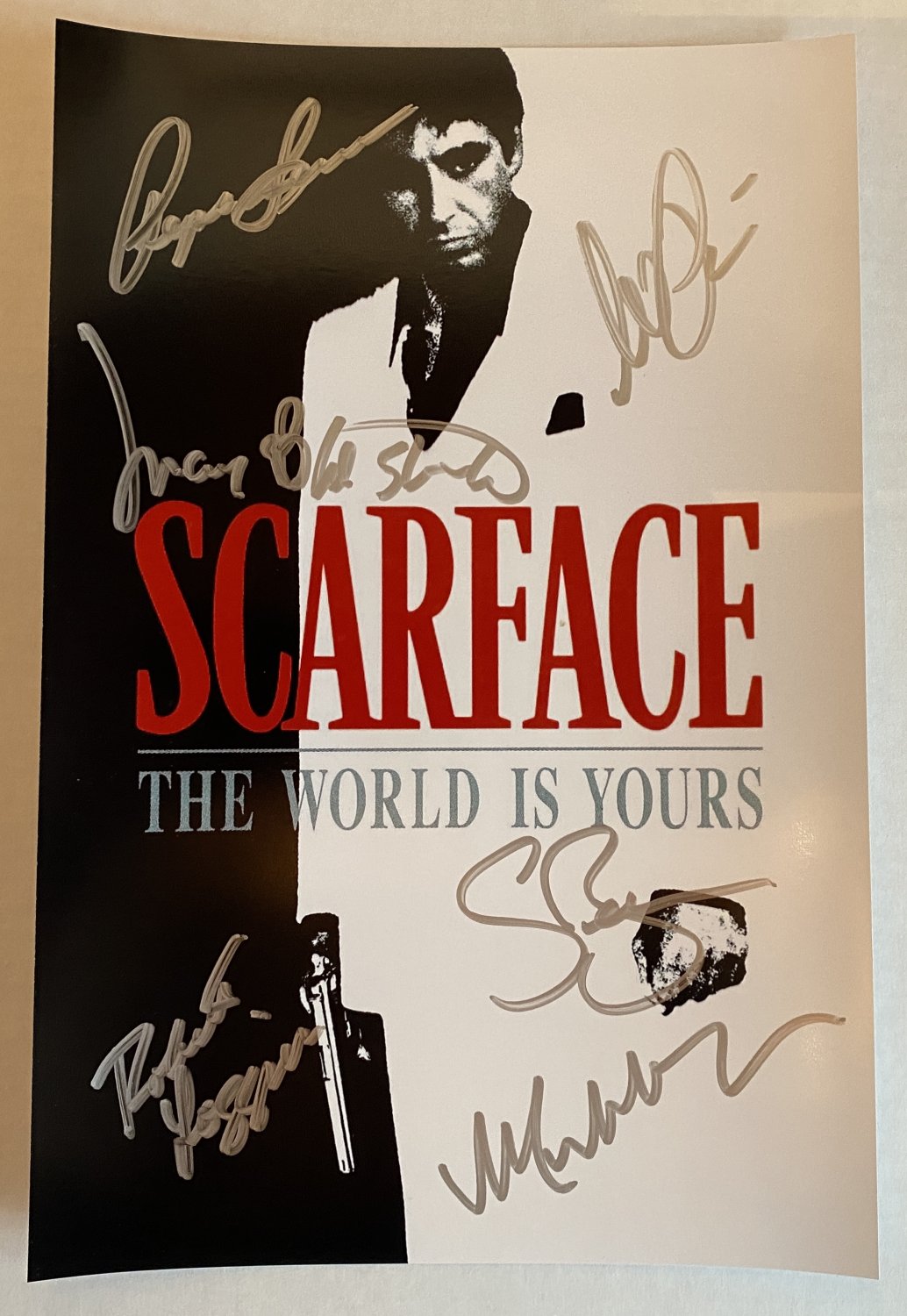 Scarface cast signed autographed 8x12 photo Al Pacino Michelle Pfeiffer