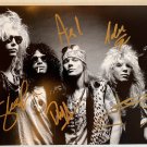 Guns N' Roses band signed autographed 8x12 photograph Slash Axl Rose COA photo