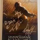 The Shawshank Redemption cast signed autographed 8x12 photo Morgan Freeman Tim Robbins The Shawshank Redemption cast signed autographed 8x12 photo Morgan Freeman Tim Robbins