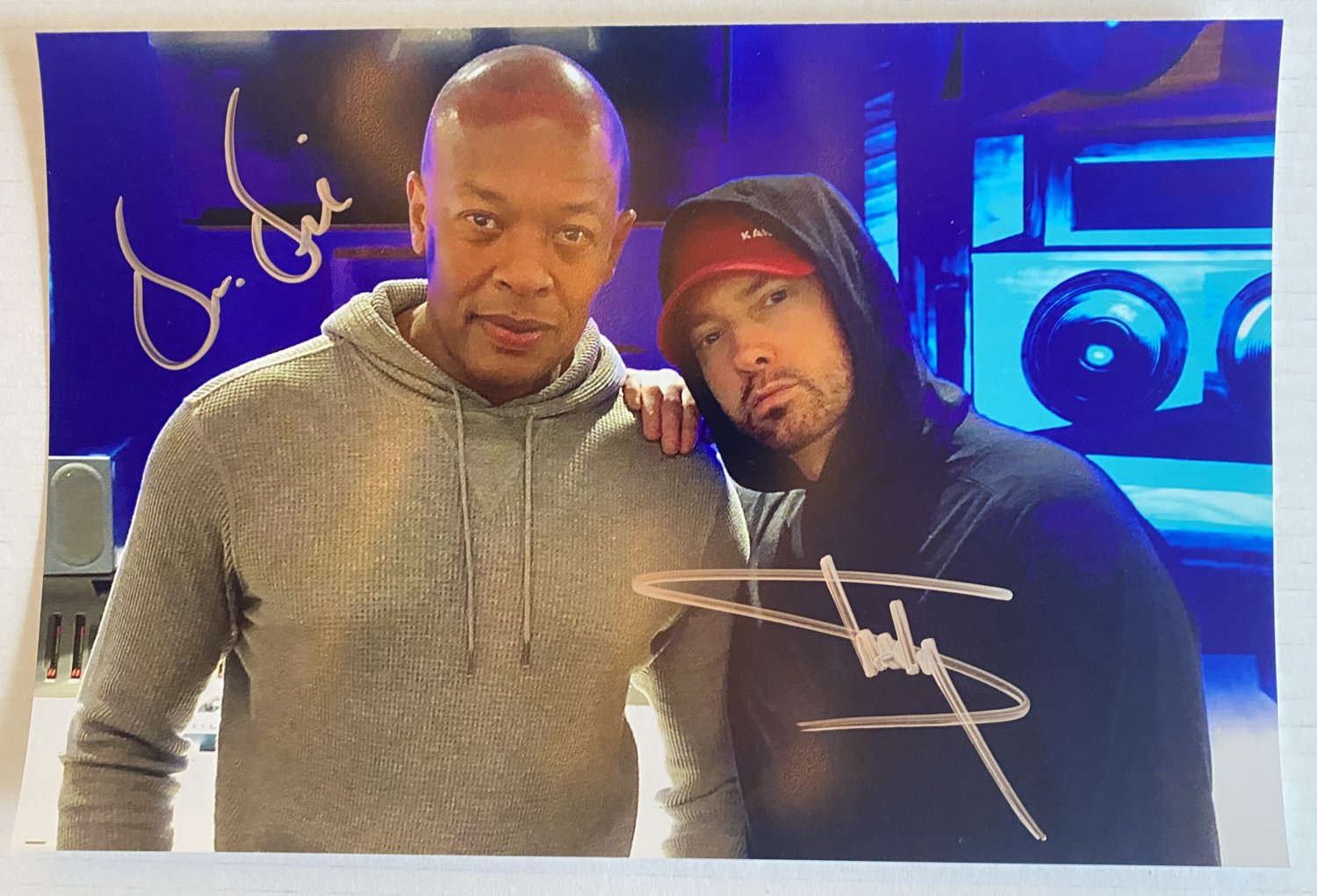 Eminem Dr. Dre dual signed autographed 8x12 photo photograph Slim Shady