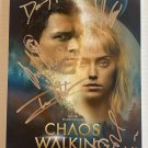 Chaos Walking cast signed autographed 8x12 photo Tom Holland Daisy Ridley photograph