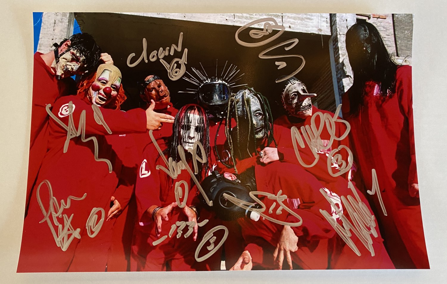 On sale Joey Jordison Autographed Slipknot Photo Signed