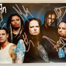 KORN band signed autographed 8x12 photo photograph Jonathan Davis autographs KORN band signed autographed 8x12 photo photograph Jonathan Davis autographs
