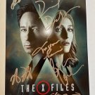 The X-Files cast signed autographed photo photograph David Duchovny Gillian Anderson autographs The X-Files cast signed autographed photo photograph David Duchovny Gillian Anderson autographs