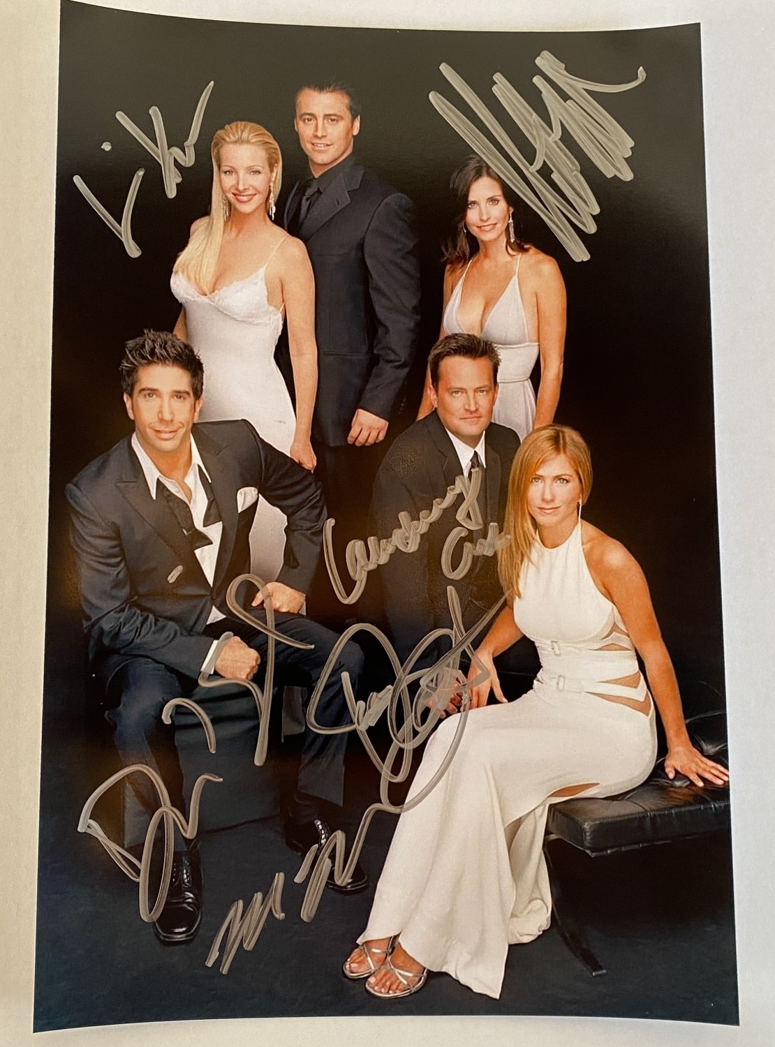FRIENDS cast signed autographed 8x12 photo photograph Jennifer Aniston autographs