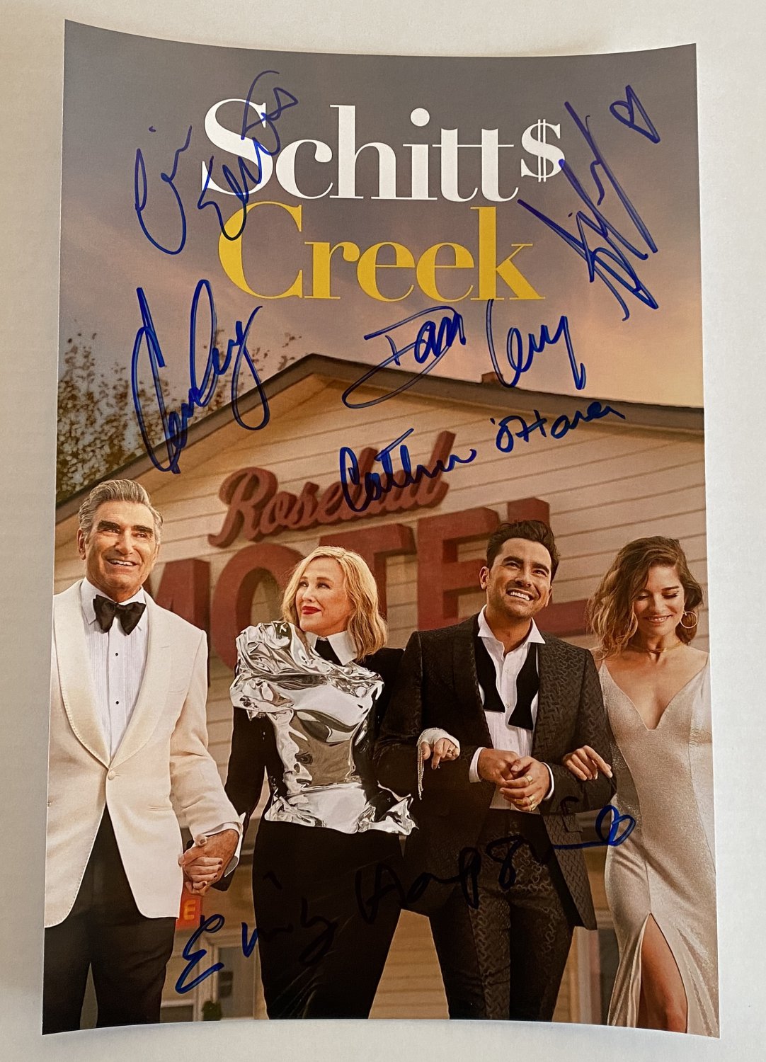 Schitt's Creek cast signed autographed 8x12 photo Eugene Levy autographs photograph
