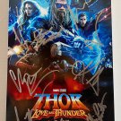 Thor Love and Thunder cast signed autographed 8x12 photo Chris Hemsworth autographs photograph