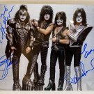 KISS band signed autographed 8x12 photo photograph Gene Simmons autographs