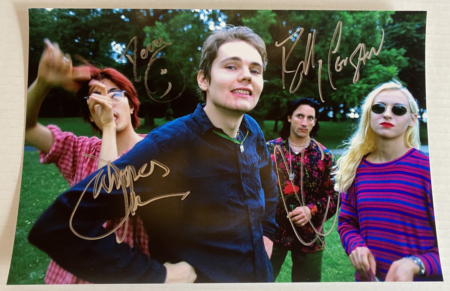 The Smashing Pumpkins band signed autographed 8x12 photo photograph Billy Corgan