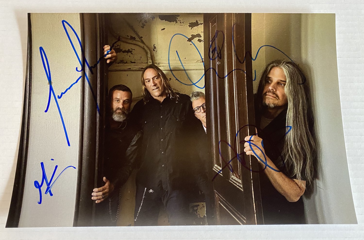 TOOL band signed autographed 8x12 photo photograph Maynard James Keenan autographs