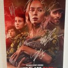 A Quiet Place Part II 2 cast signed autographed 8x12 photo Emily Blunt photograph autographs