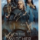 The Witcher cast signed autographed 8x12 photo Henry Cavill Anna Shaffer autographs