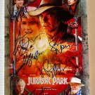 Jurassic Park 1993 cast signed autographed 8x12 photo Sam Neill Jeff Goldblum autographs