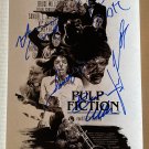Pulp Fiction cast signed autographed 8x12 photo Uma Thurman John Travolta autographs Pulp Fiction cast signed autographed 8x12 photo Uma Thurman John Travolta autographs