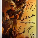 Terminator Dark Fate cast signed autographed 8x12 photo Arnold Schwarzenegger autographs Terminator Dark Fate cast signed autographed 8x12 photo Arnold Schwarzenegger autographs
