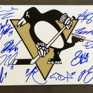 Pittsburgh Penguins team signed autographed 8x12 photo Sidney Crosby Evgeni Malkin autographs
