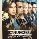 Law and Order Special Victims Unit cast signed autographed 8x12 photo Mariska Hargitay SVU Law and Order Special Victims Unit cast signed autographed 8x12 photo Mariska Hargitay SVU