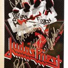 Judas Priest band signed autographed 8x12 photo Rob Halford British Steel autographs
