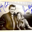 Johnny Cash June Carter Cash dual signed autographed 8x12 photo photograph Walk The Line Johnny Cash June Carter Cash dual signed autographed 8x12 photo photograph Walk The Line