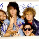 Eddie Van Halen band signed autographed 8x12 photo Sammy Hagar autographs