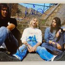 Nirvana band Kurt Cobain signed autographed 8x12 photo photograph Dave Grohl autographs