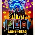 Army of the Dead cast signed autographed 8x12 photo Dave Bautista Ella Purnell autographs