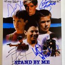 Stand By Me cast signed autographed 8x12 photo River Phoenix Wil Wheaton autographs Stand By Me cast signed autographed 8x12 photo River Phoenix Wil Wheaton autographs