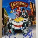 Who Framed Roger Rabbit cast signed autographed 8x12 photo Bob Hoskins Robert Zemeckis