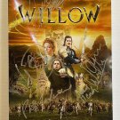 Willow cast signed autographed 8x12 photo Warwick Davis Val Kilmer Joanne Whalley