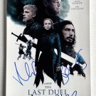 The Last Duel cast signed autographed 8x12 photo Matt Damon Jodie Comer autographs