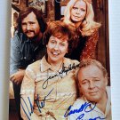 All in the Family cast signed autographed 8x12 photo Carroll O'Connor Jean Stapleton autographs