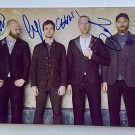 Coldplay full band signed autographed 8x12 photo Chris Martin autographs