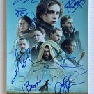 Dune cast signed autographed 8x12 photo Timothee Chalamet Zendaya autographs 2021