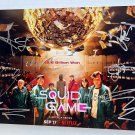 Squid Game cast signed autographed 8x12 photo Lee Jung-Jae Park Hae-Soo autographs