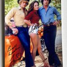 The Dukes of Hazzard cast signed autographed 8x12 photo Catherine Bach Wopat Schneider