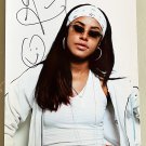 Aaliyah Dana Haughton signed autographed 8x12 photo photograph autographs