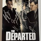 The Departed cast signed autographed 8x12 photo Jack Nicholson Leonardo DiCaprio autographs