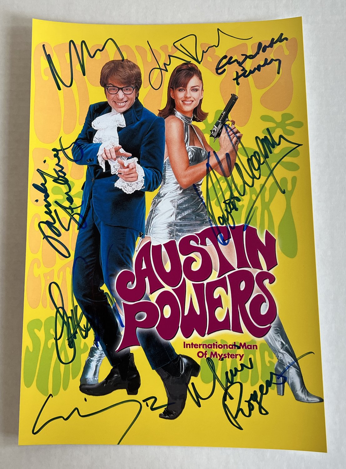 Austin Powers: International Man of Mystery cast signed autographed 8x12 photo Mike Myers autographs