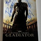 Gladiator cast signed autographed 8x12 photo Russell Crowe Joaquin Phoenix
