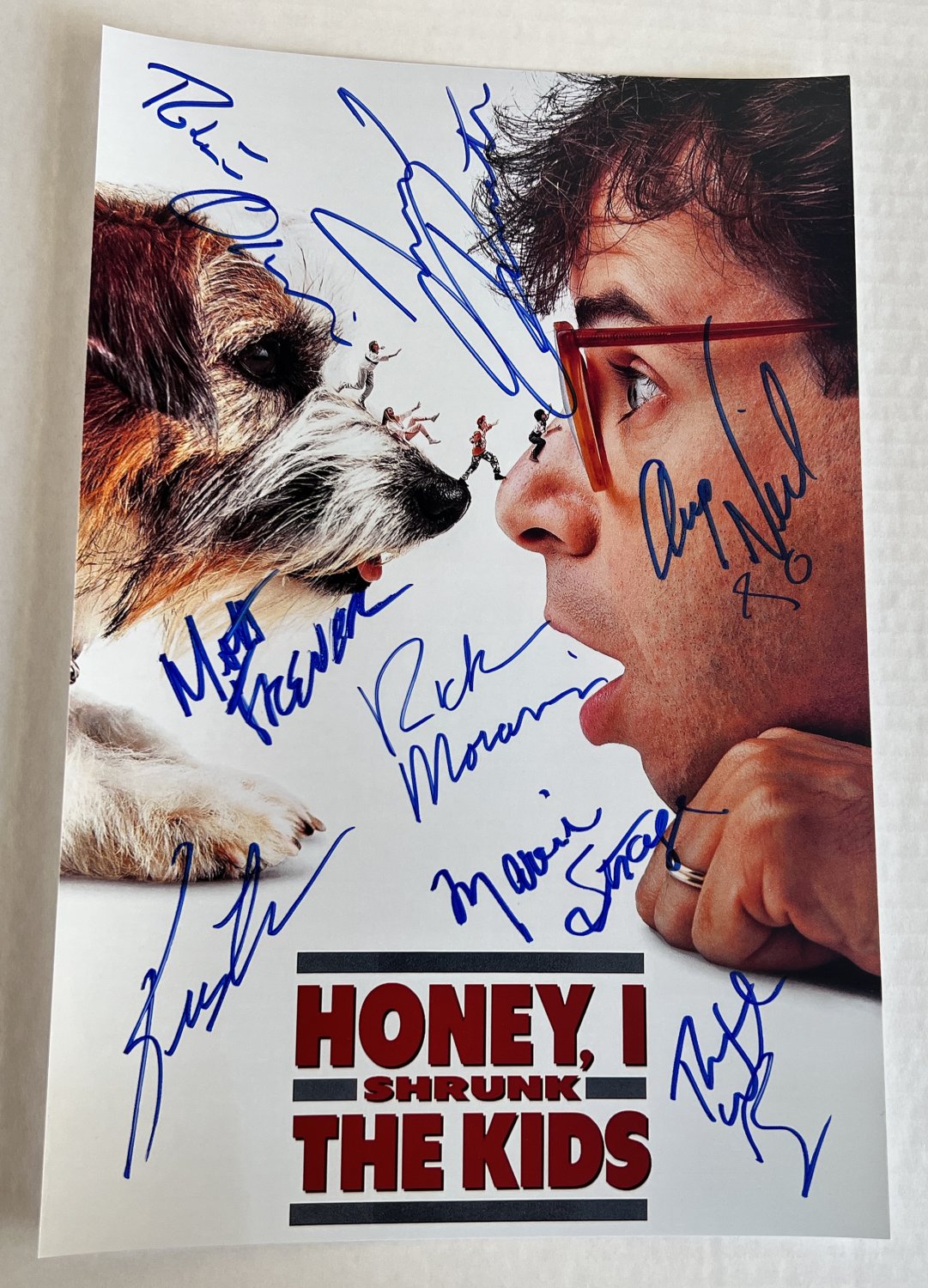 Honey I Shrunk The Kids cast signed autographed 8x12 photo Rick Moranis autographs