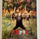 Platoon cast signed autographed 8x12 photo Willem Dafoe Charlie Sheen autographs Platoon cast signed autographed 8x12 photo Willem Dafoe Charlie Sheen autographs