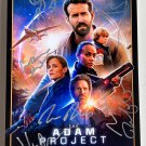 The Adam Project cast signed autographed 8x12 photo Ryan Reynolds Jennifer Garner autographs